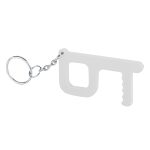 Portachiavi TOUCHER - PE111 - Bianco, Taglia unica personalizzabile