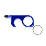 Portachiavi SAFETY KEYRING - PE142 - Blu, Taglia unica personalizzabile