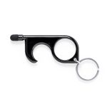 Portachiavi SAFETY KEYRING - PE142 - Nero, Taglia unica personalizzabile