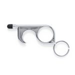 Portachiavi SAFETY KEYRING - PE142 - Silver, Taglia unica personalizzabile