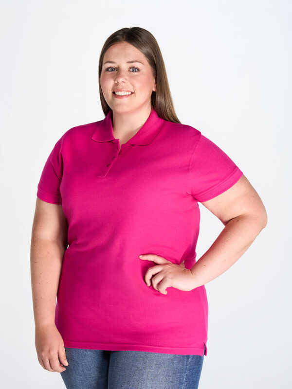 DONNA MANICA CORTA CURVES - CURVSPOLO