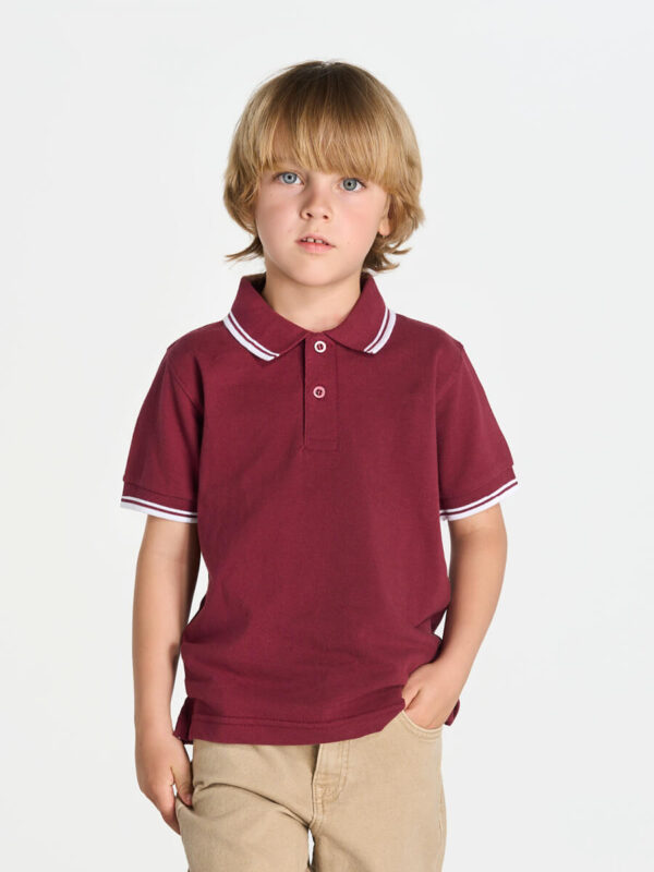 BAMBINO MANICA CORTA REGULAR CONTRAST - PKIDCTR
