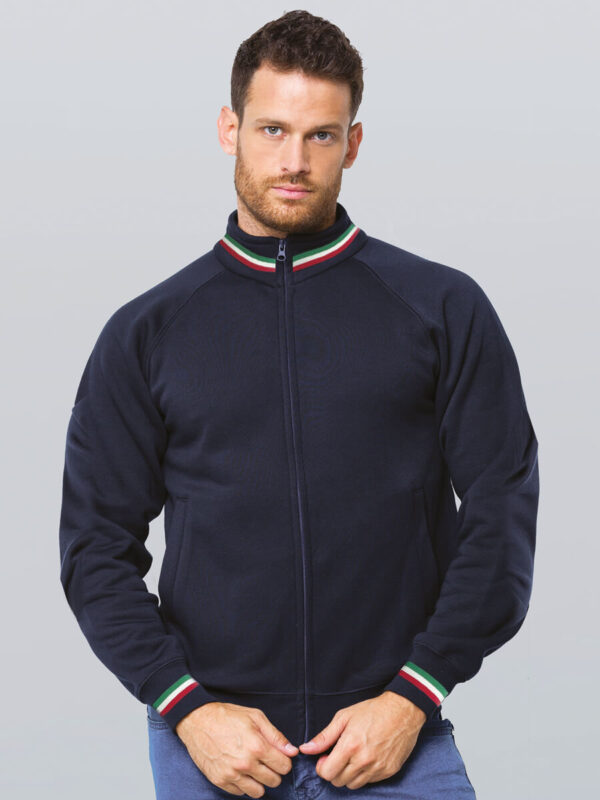 UNISEX ZIP INTERA PREMIUM ITALIA Manica lunga - SWRAFUZIPITA