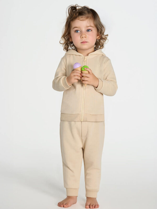 BABY CAPPUCCIO E ZIP LEGGERA FRENCH TERRY Manica lunga - SWRBHOOD