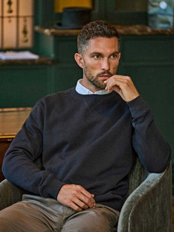 Felpe Ribbed Interlock Crew Neck - TJ5504