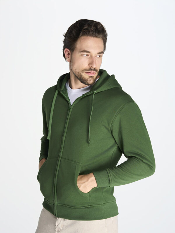 UNISEX CAPPUCCIO E ZIP PREMIUM Manica lunga - SWUAHOOD