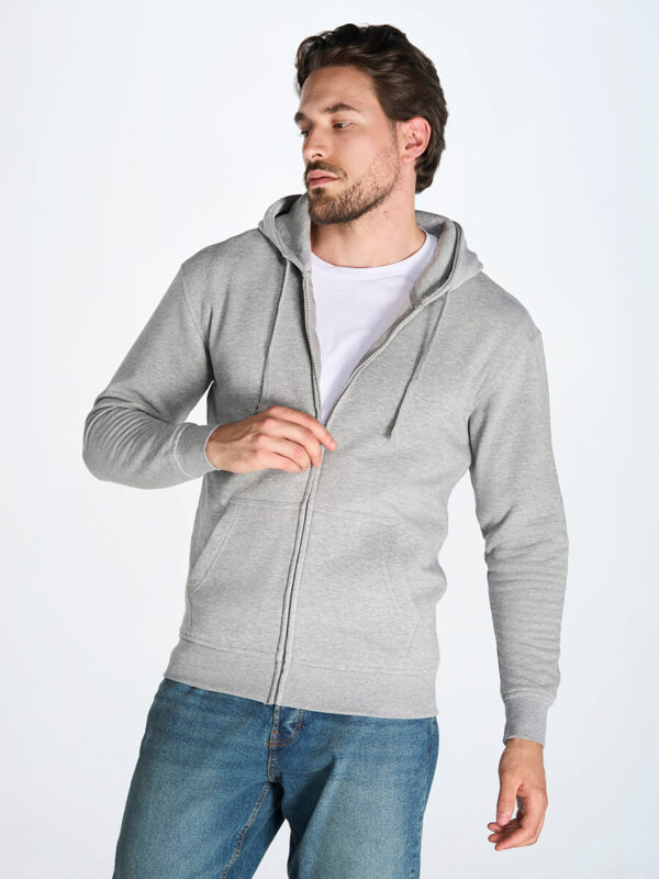 UOMO CAPPUCCIO E ZIP LEGGERA FRENCH TERRY Manica lunga - SWUAHOOD240