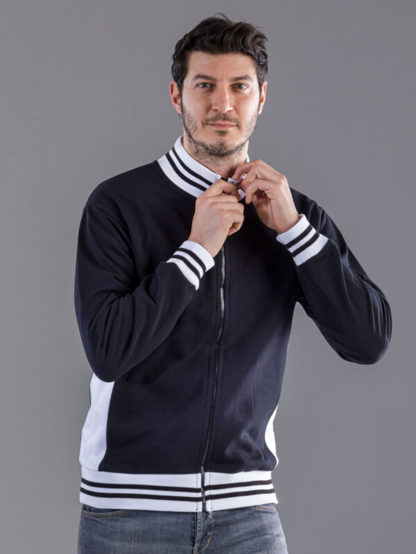 Sweat Full Zip Bicolor - MI807