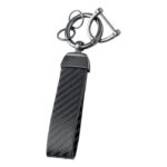 Portachiavi CARBON D - PE157 - Nero, Taglia unica personalizzabile